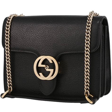 gucci borsa con 3 scomparti|Borsa a tracolla Gucci Interlocking G 373895 .